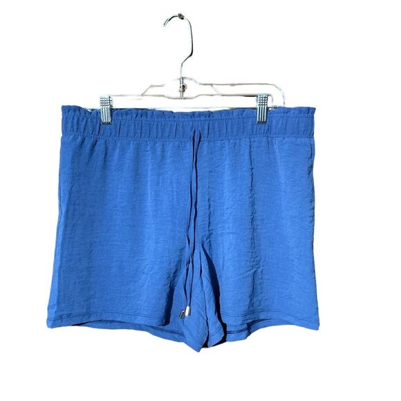 Women's Retrology Blue Shorts Size Large - Picture 1 of 8